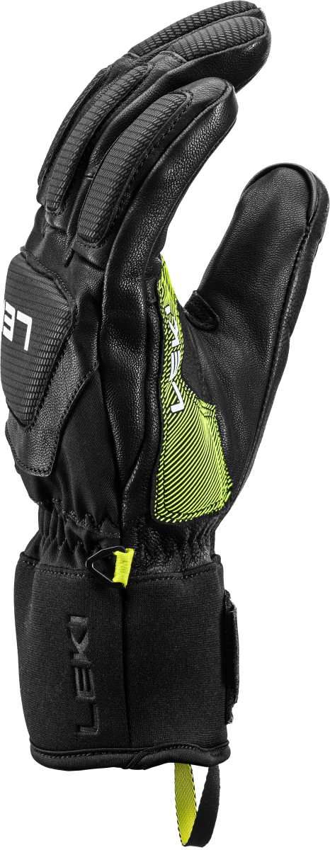 Rukavice LEKI Griffin Pro 3D, black-lime-white